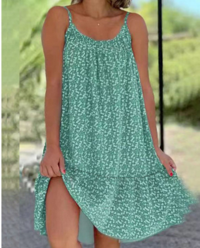 Brigitte - Vestido de verano estampado