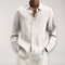 Chemise en lin à manches longues pour homme – Chemise d'été respirante en plusieurs couleurs