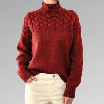 Caja - maglione a collo alto - elegante e caldo