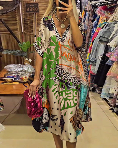 Janne | Vestido informal con cuello en V