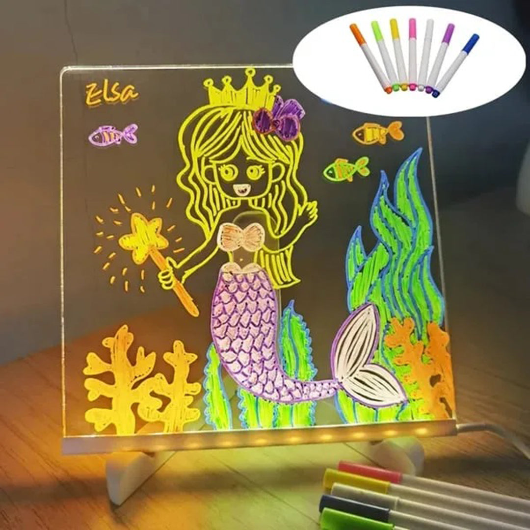 Blocco note a LED con colori