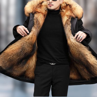 Nilo - Chaqueta de invierno con forro de piel para hombre