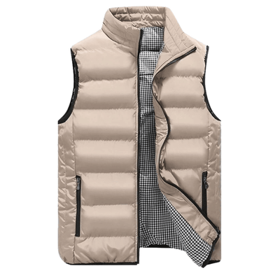 Chaleco acolchado premium: chaqueta elegante y de manga caliente para hombres y mujeres