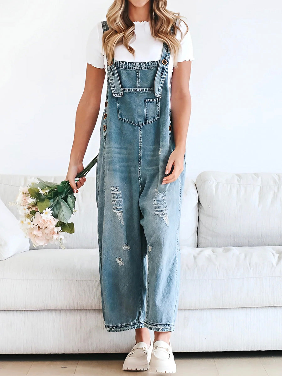 JANNIKE | Pantalones vaqueros anchos para mujer