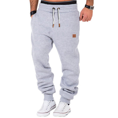 Max Comfort | Pantaloni da jogging da uomo in tinta unita con coulisse ed elastico in vita