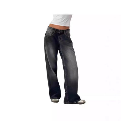 Jasmine - Pantalon large en jean pour femme