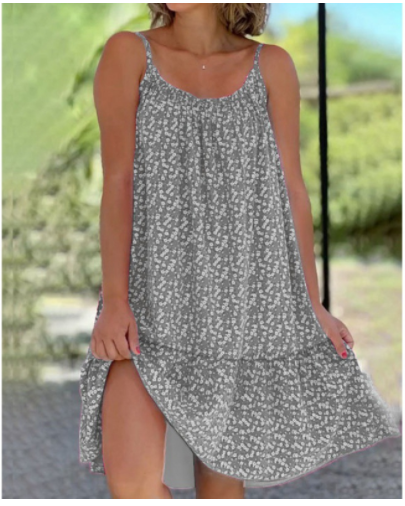 Brigitte - Vestido de verano estampado
