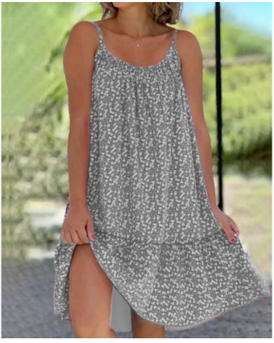 Brigitte - Vestido de verano estampado
