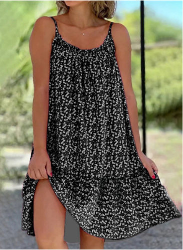 Brigitte - Vestido de verano estampado