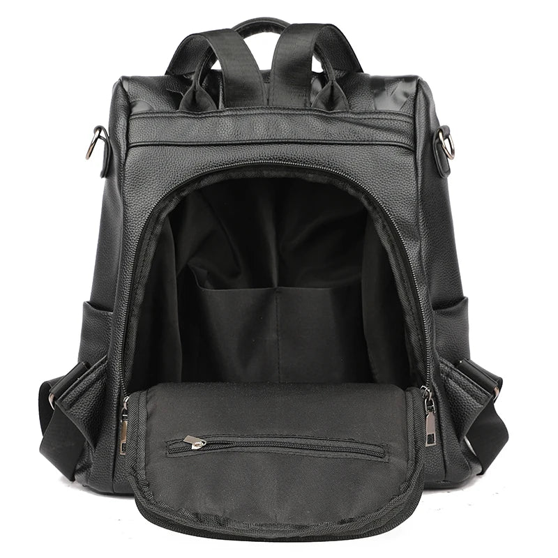 Gugglam | Backpack anti-vol pour le nouveau sac à dos en cuir souple de haute qualité pour femmes