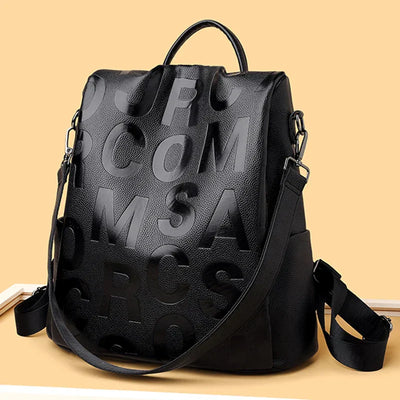 Gugglam | Backpack anti-vol pour le nouveau sac à dos en cuir souple de haute qualité pour femmes