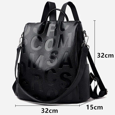 Gugglam | Backpack anti-vol pour le nouveau sac à dos en cuir souple de haute qualité pour femmes