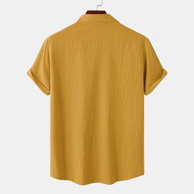 Chemises en lin à manches courtes Chemises pour hommes