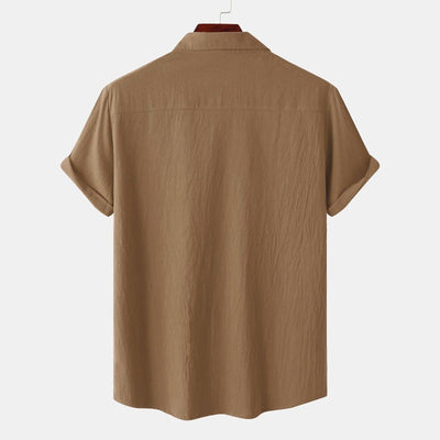 Chemises en lin à manches courtes Chemises pour hommes