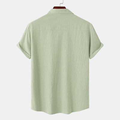 Chemises en lin à manches courtes Chemises pour hommes