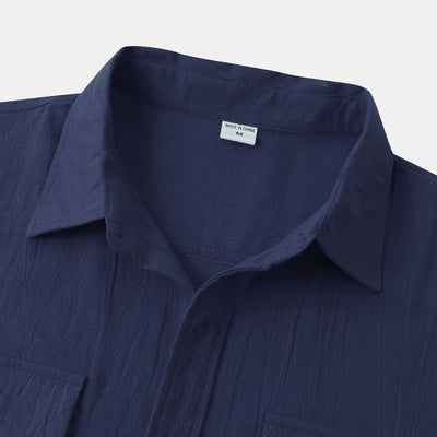 Chemises en lin à manches courtes Chemises pour hommes