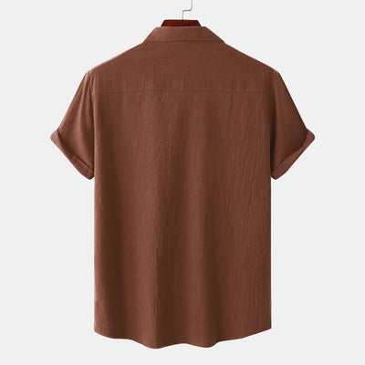 Chemises en lin à manches courtes Chemises pour hommes