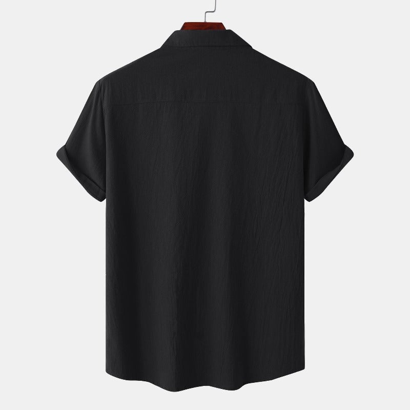 Chemises en lin à manches courtes Chemises pour hommes