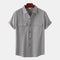 Chemises en lin à manches courtes Chemises pour hommes