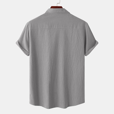 Chemises en lin à manches courtes Chemises pour hommes