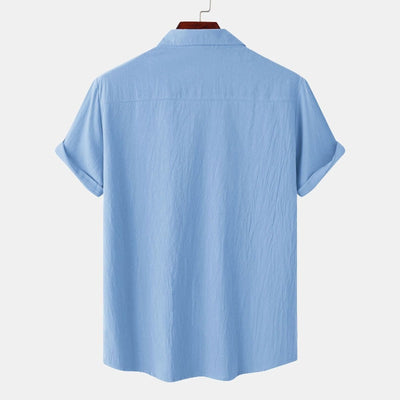 Chemises en lin à manches courtes Chemises pour hommes