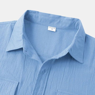 Chemises en lin à manches courtes Chemises pour hommes