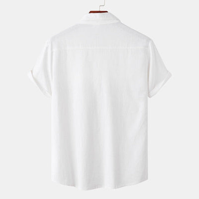 Chemises en lin à manches courtes Chemises pour hommes
