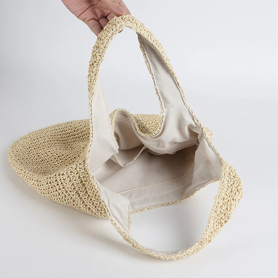Sac en rotin entrelacé par Annora Woman