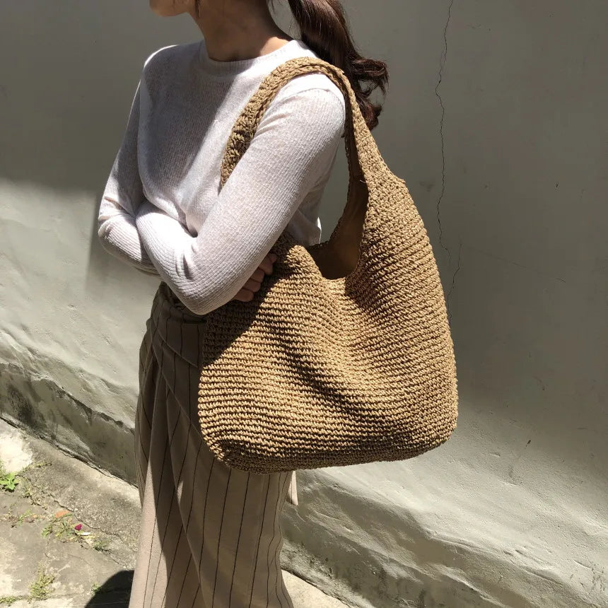 Sac en rotin entrelacé par Annora Woman
