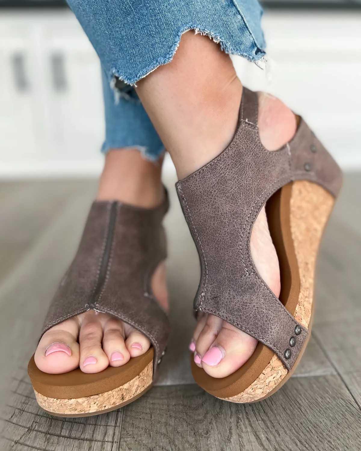 Marella - Sandalias de mujer ergonómicas y cómodas para el tiempo libre.