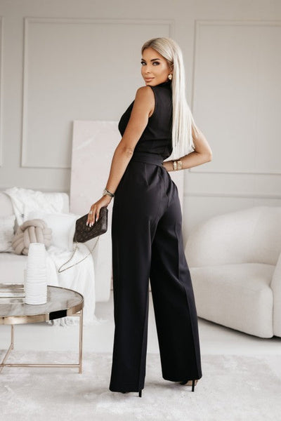 Combinaison élégante à jambes larges pour femme