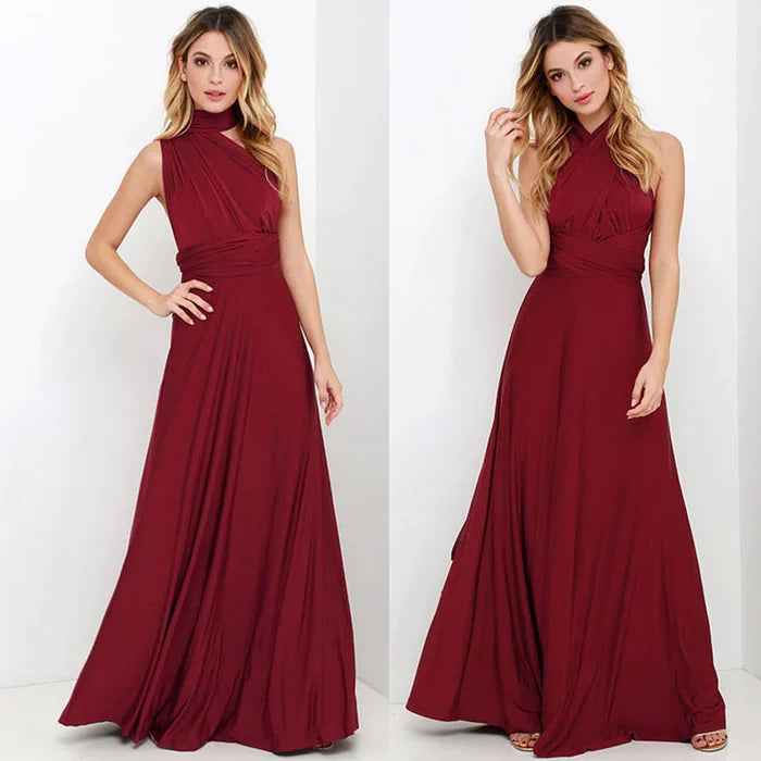 Elegante vestido cruzado de punto - Zara