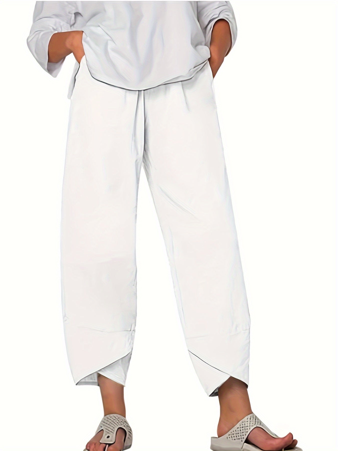Culottes ligeros de pierna ancha