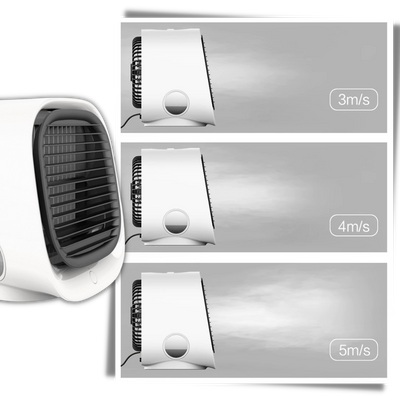 Mini enfriador de aire USB: ventilador personal compacto