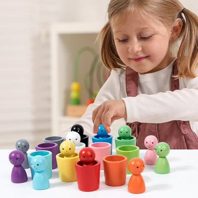 Tazza Montessori per la selezione dei colori