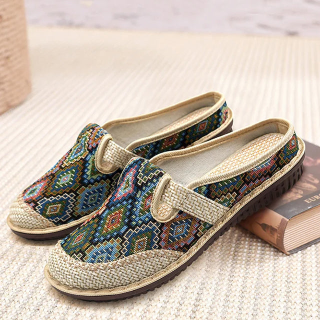 Levoire | Pantuflas de estilo étnico