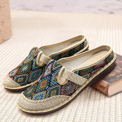 Levoire | Pantuflas de estilo étnico