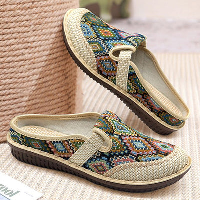 Levoire | Pantuflas de estilo étnico