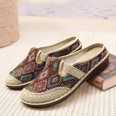 Levoire | Pantuflas de estilo étnico