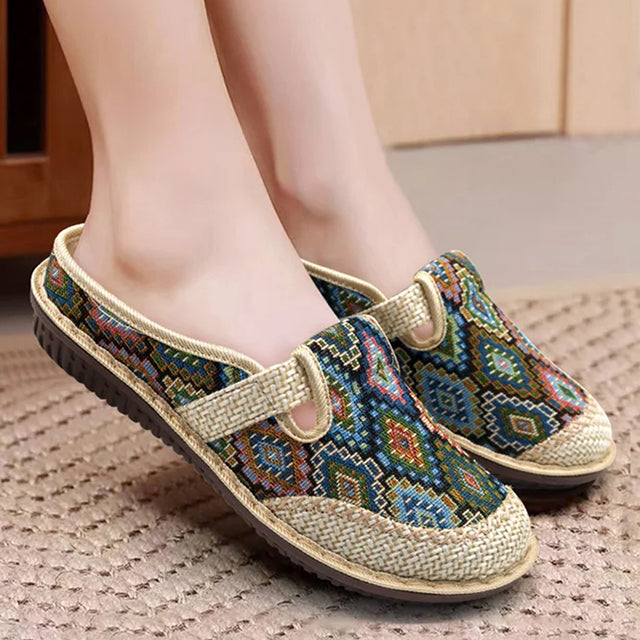Levoire | Pantuflas de estilo étnico