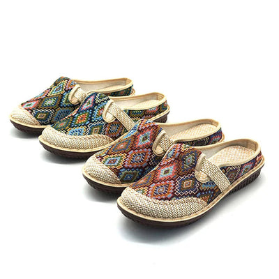 Levoire | Pantuflas de estilo étnico