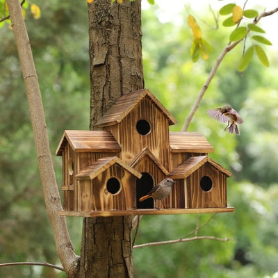 Voliera funzionale in legno WillowNest