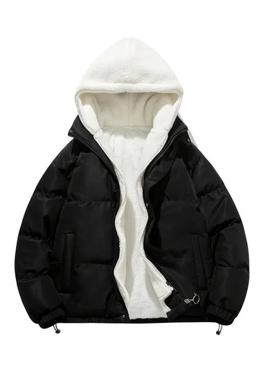Chaqueta de invierno casual y de moda.