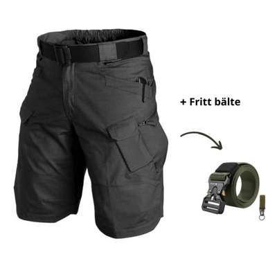 Alex - Shorts multibolsillos + cinturón gratis