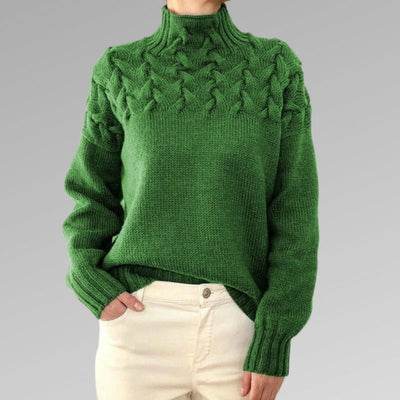 Caja - maglione a collo alto - elegante e caldo