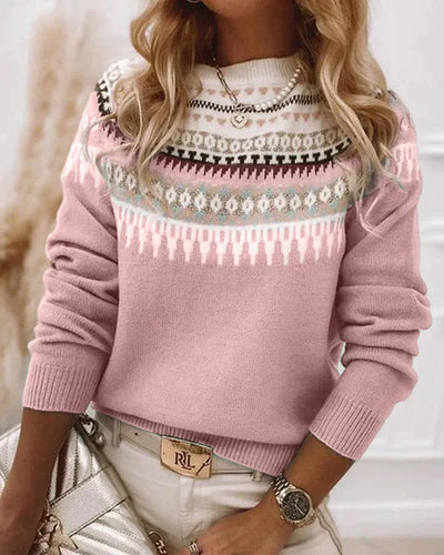 Capucine | maglione stampato da donna | maniche lunghe