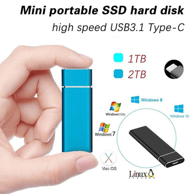 VoltDrive | Disco rigido esterno SSD portatile ultraveloce - Archiviazione veloce dei dati