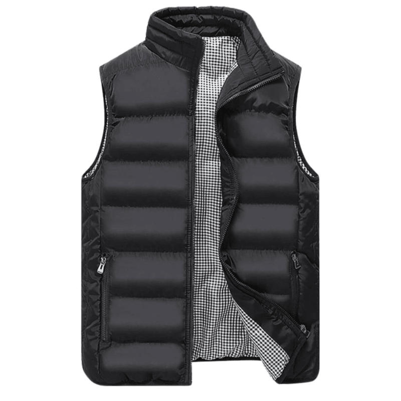 Chaleco acolchado premium: chaqueta elegante y de manga caliente para hombres y mujeres