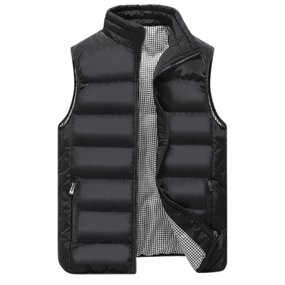 Chaleco acolchado premium: chaqueta elegante y de manga caliente para hombres y mujeres