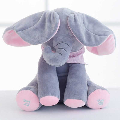 Canta e gioca con i peluche degli elefanti